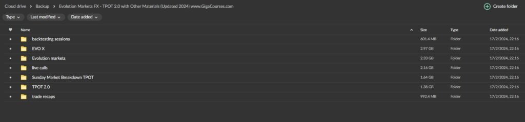 Evolution Markets FX – TPOT 2.0 with Other Materials (Updated 2024)