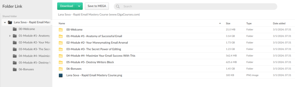 Lana Sova - Rapid Email Mastery Course