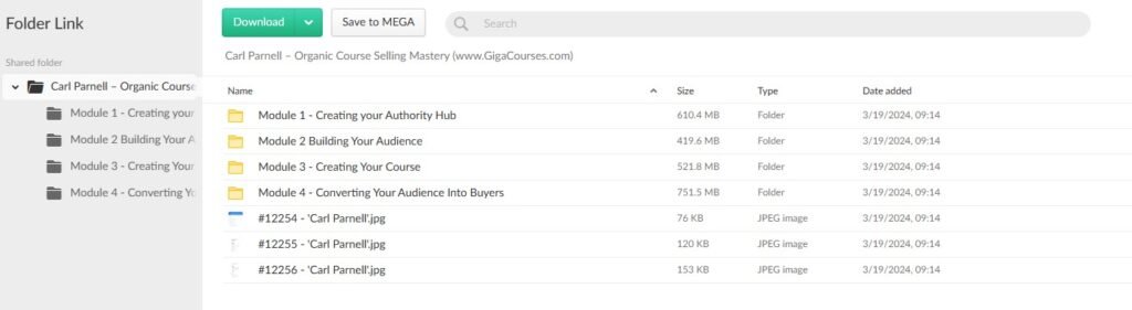 Carl Parnell – Organic Course Selling Mastery