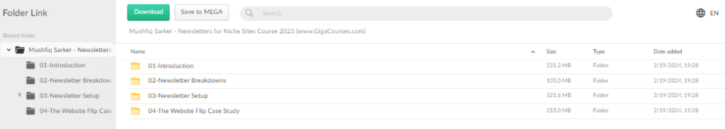 Mushfiq Sarker - Newsletters for Niche Sites Course 2023