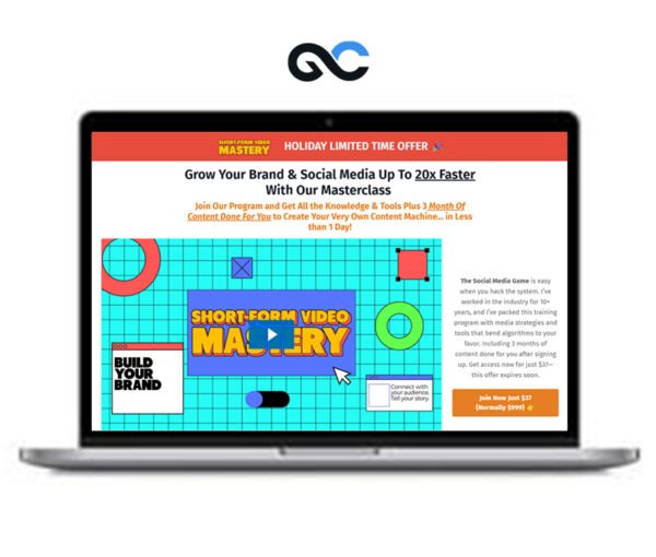 Gabriel Garcia- Short Form Video Mastery Course + 2 OTOs