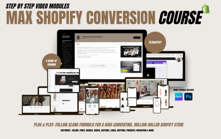 David Kollar - Max Conversion Shopify Course
