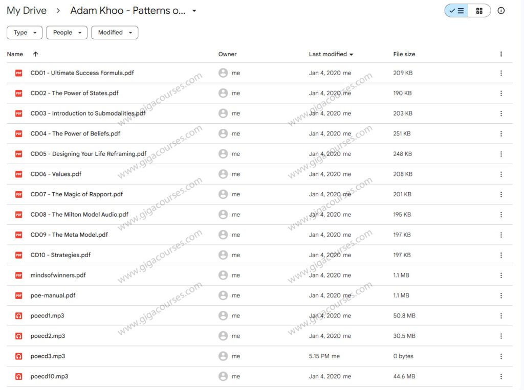 Adam Khoo - Patterns of Excellence