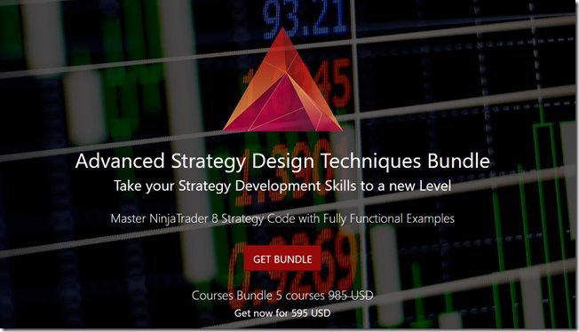 NinjaTrader – Advanced Strategy Design Techniques Bundle